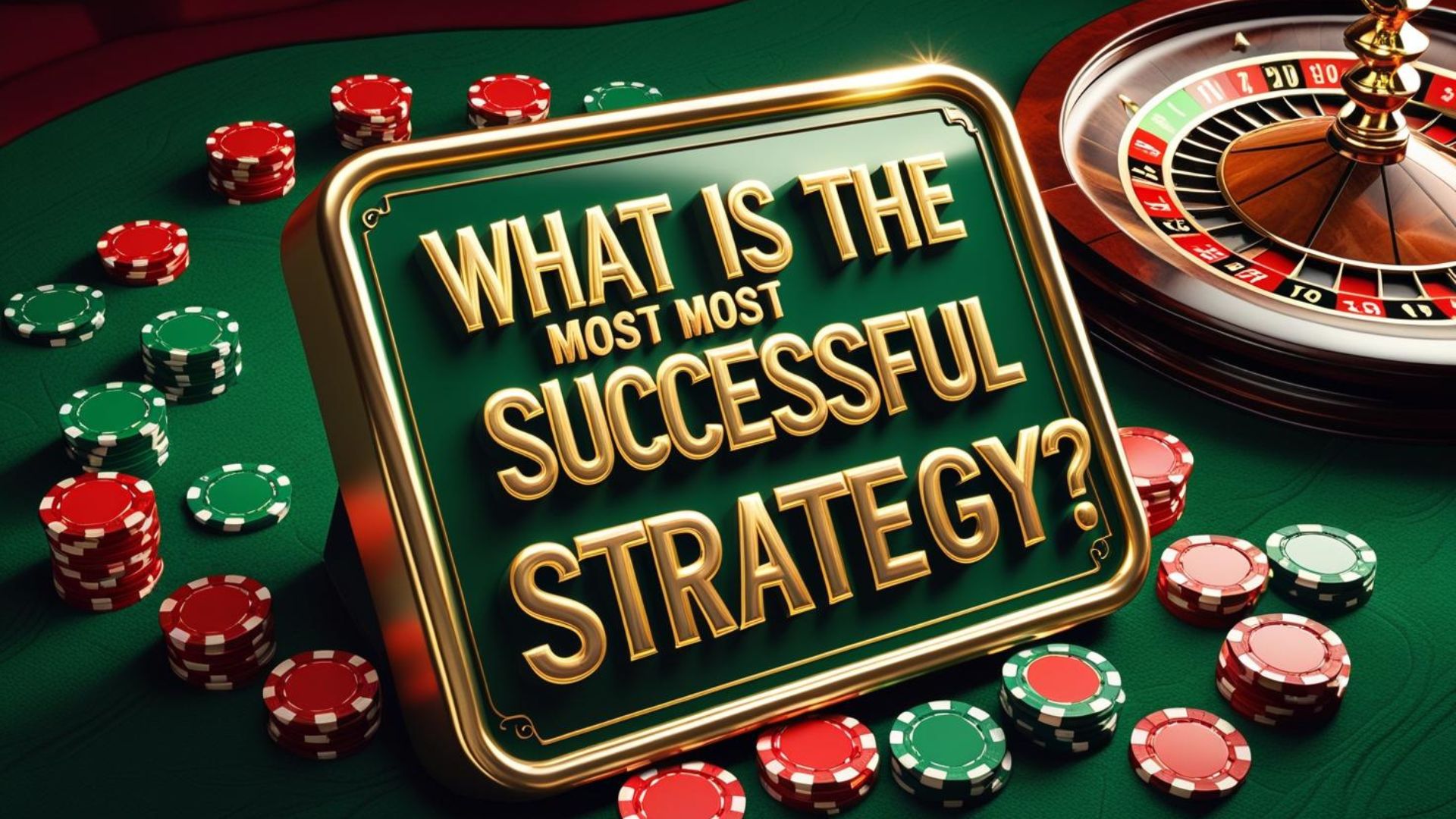 What is the Most Successful Roulette Strategy?